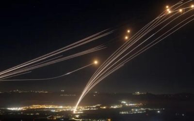 Skies Are Lit Up Over Northern Israel As Hezbollah Fires Dozens Of Rockets