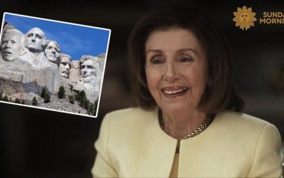 Interviewer Laughs At Pelosi For Saying Biden Should Be On Mount Rushmore