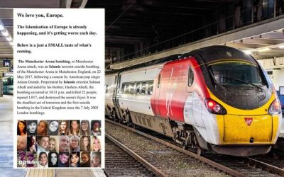 Hackers Target UK Rail Network Wi-Fi To Warn Of “Islamisation Of Europe”