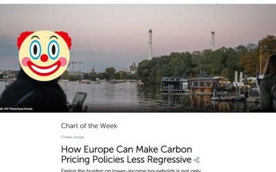 IMF: Carbon Taxes Hurt The Poor; Also The IMF: We Need A Global Carbon Tax