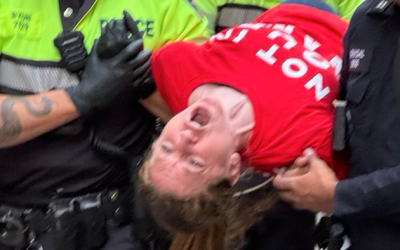 Pro-Palestine Protesters Swarm Outside The New York Stock Exchange