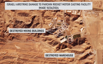 GEOINT Data Shows Israel Hit Iran’s Former Nuke Weapons Test Building, Missile Production Facility