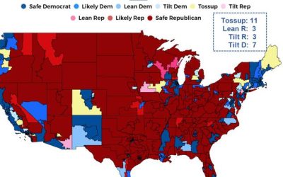 Of 435 House Seats Only 11 Are Rated Tossup