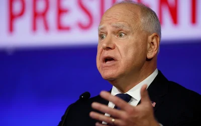 Walz Stumbles During First Question Of VP Debate, Confuses Israel And Iran  oan
