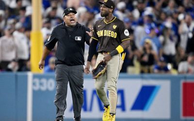 Padres-Dodgers NLDS Game 2 Delayed After Dodgers Fans Throw Objects Onto Field In 10-2 Loss oan