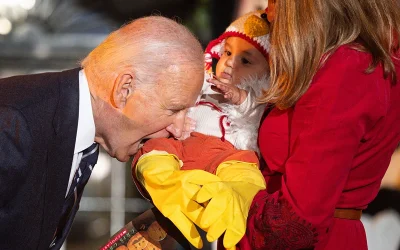 Biden Bites Baby Dressed As Chicken At WH Halloween Event  oan