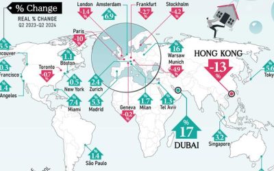 Mapping Real Home Price Changes In Bubble Markets