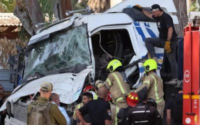 One Dead, 35 Injured In Suspected Terror Truck-Ramming Near Mossad Headquarters