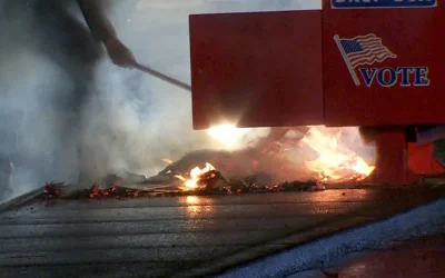 Incendiary Devices Used In Ballot Box Attacks Marked With Pro-Palestine Messaging oan