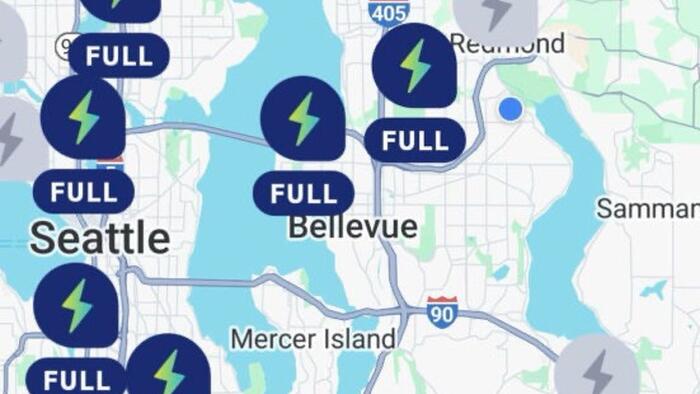 Seattle EV Drivers Panic For Charging Stations After Bomb Cyclone 