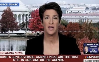 MSNBC’s Maddow Claims Trump Is Trying To “Destroy The US Government” With Cabinet Picks