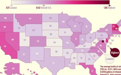 Mapping America’s Wine Consumption By State
