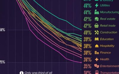 Visualizing The Survival Rate Of US Businesses Over The Last Decade