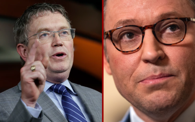 Rep. Massie Opposes, Leads Charge Against Mike Johnson As Speaker Despite Trump Endorsement oan