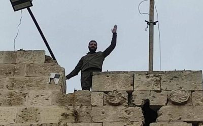 Watch: Terror Leader Julani Makes Rare Appearance In Aleppo, Ending Rumors Of His Death