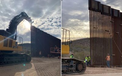 Border Wall Construction Resumes As DHS Starts Filling Gaps