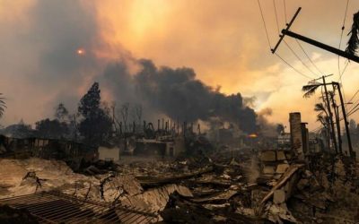 Palisades Inferno Forces More Evacuations, Burns Near 405 Freeway