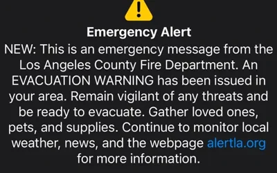 Fire Evacuation Alert Mistakenly Sent To All 9.6 Million L.A. County Residents oan