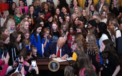Trump Signs Executive Order Banning Biological Male Athletes From Women’s Sports oan