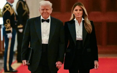 Melania Makes Glamorous Return To The WH For The National Governors Association Dinner oan