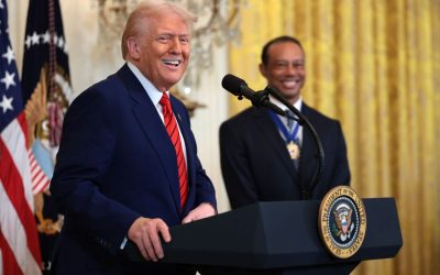 Tiger Woods Joins Trump For Black History Month Celebration, Announces Kobe Bryant Statue In National Garden Of American Heroes