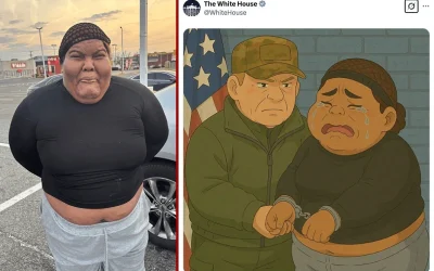 Democrats Condemn WH After Posting ‘AI Illustration’ Of Illegal Alien Fentanyl Dealer Being Detained By ICE oan