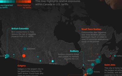 How Exposed Are Canadian Cities To Tariff Risk?