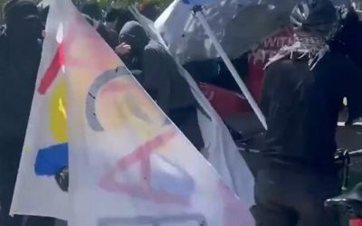 Tolerance & Inclusivity? Leftist Mob On UC Davis Campus Destroys Conservative Group Display And Tent