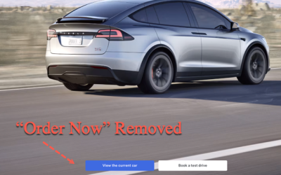 Tesla Quietly Removes Model S/X “Order Now” Button From Chinese Site