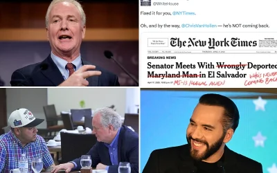 Salvadoran President Mocks Democrat Sen. Van Hollen’s Visit, WH Asserts That Abrego Garcia Is ‘Never Coming Back’ oan