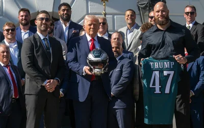 Philadelphia Eagles Visit WH After Winning 2025 Super Bowl, Trump Discusses ‘Tush Push’ Play  oan
