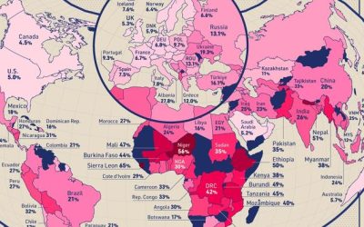 Visualizing The Size Of Each Country’s Shadow Economy