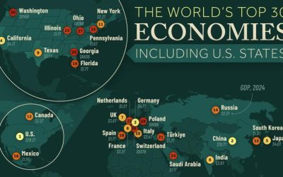 These Are The World’s Largest Economies, Including US States