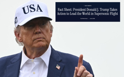Trump signs executive order to promote supersonic aviation in U.S. oan