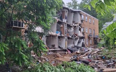 Dramatic Video: Flash Flood Wall Rips Through West Virginia Apartment Building