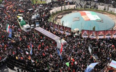 Iran Holds Huge Public Funeral For Slain Military Commanders & Scientists