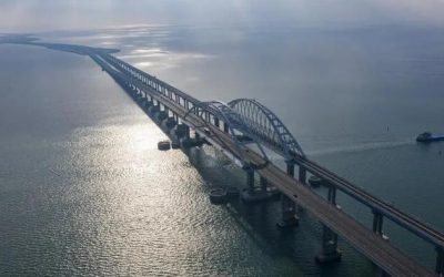Ukraine Strikes Kerch Bridge In Crimea With Underwater Explosives