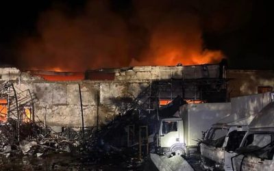 Russia Launches Major Drone Attack On Border Town With NATO Member