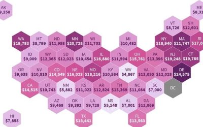 Which States Pay The Most (& Least) US Federal Tax Revenue Per Person