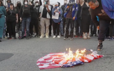 US Patriotism Among Democrats Crashes As Marxist Demands Grow Louder