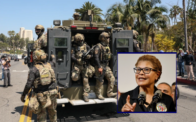 Mayor Karen Bass responds to federal agents, following ICE raids at MacArthur Park in L.A. oan