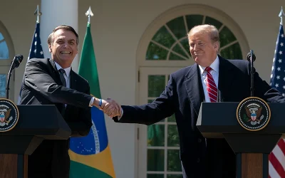 President Trump defends former Brazilian President Jair Bolsonaro oan