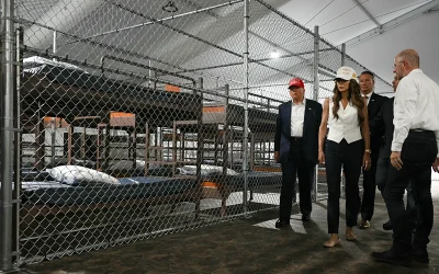 Trump, Gov. DeSantis and Noem tour ‘Alligator Alcatraz’ illegal alien detention facility in Florida Everglades oan
