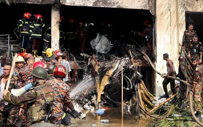 At least 31 dead, including 25 minors, after Air Force jet crashes into school  oan
