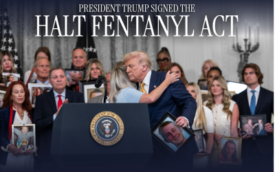 WATCH Families affected HAIL President Trump for the “Halt Fentanyl Act”