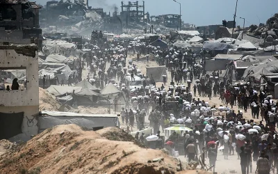 Trump team visits disputed Gaza aid distribution site to investigate oan