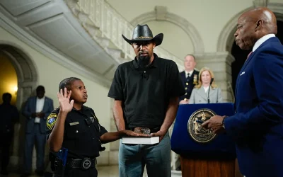 ‘DJ’ Daniel sworn in as N.Y.C’s honorary deputy mayor oan