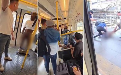 London Train Passengers Eject, Detain Deranged Man Exposing Genitals In Front Of Children
