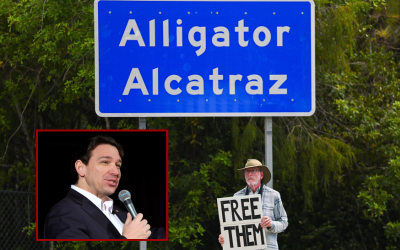 ‘Alligator Alcatraz’ may continue its immigration operations oan