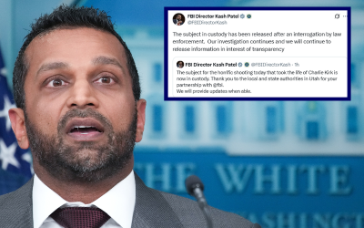 ‘Subject in custody has been released after an interrogation by law enforcement’ oan